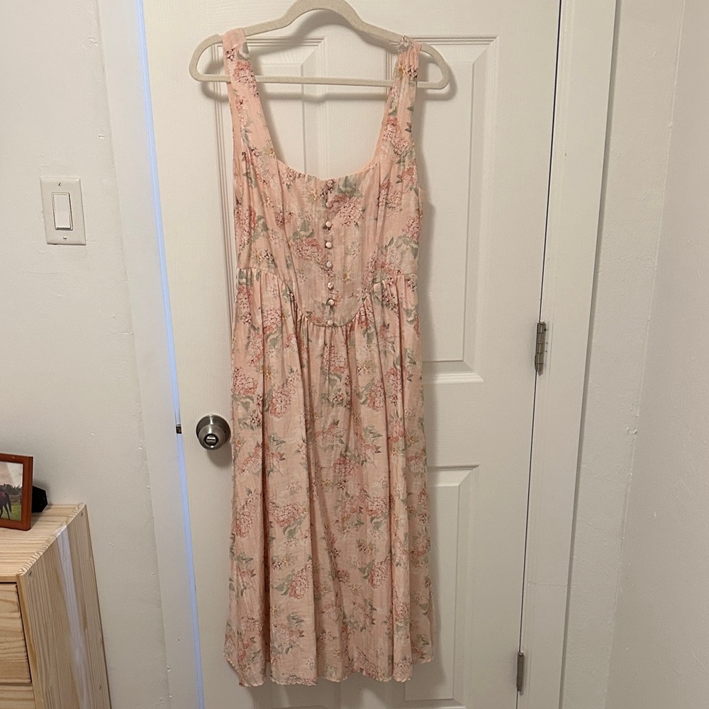 Lulu's Blush Pink Lace Dress